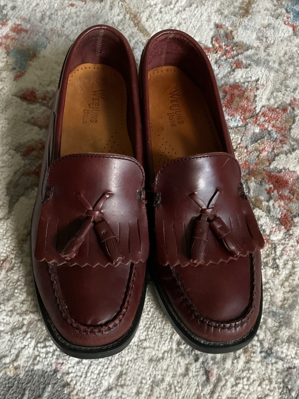 Vintage Bass Weejums Marietta 11 Tassel Kiltie Loafers